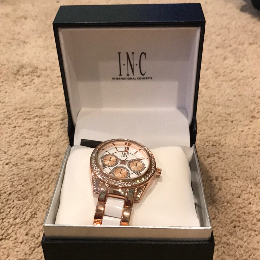 INC Rose Gold Watch